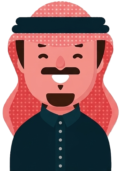 Faisal, smiling