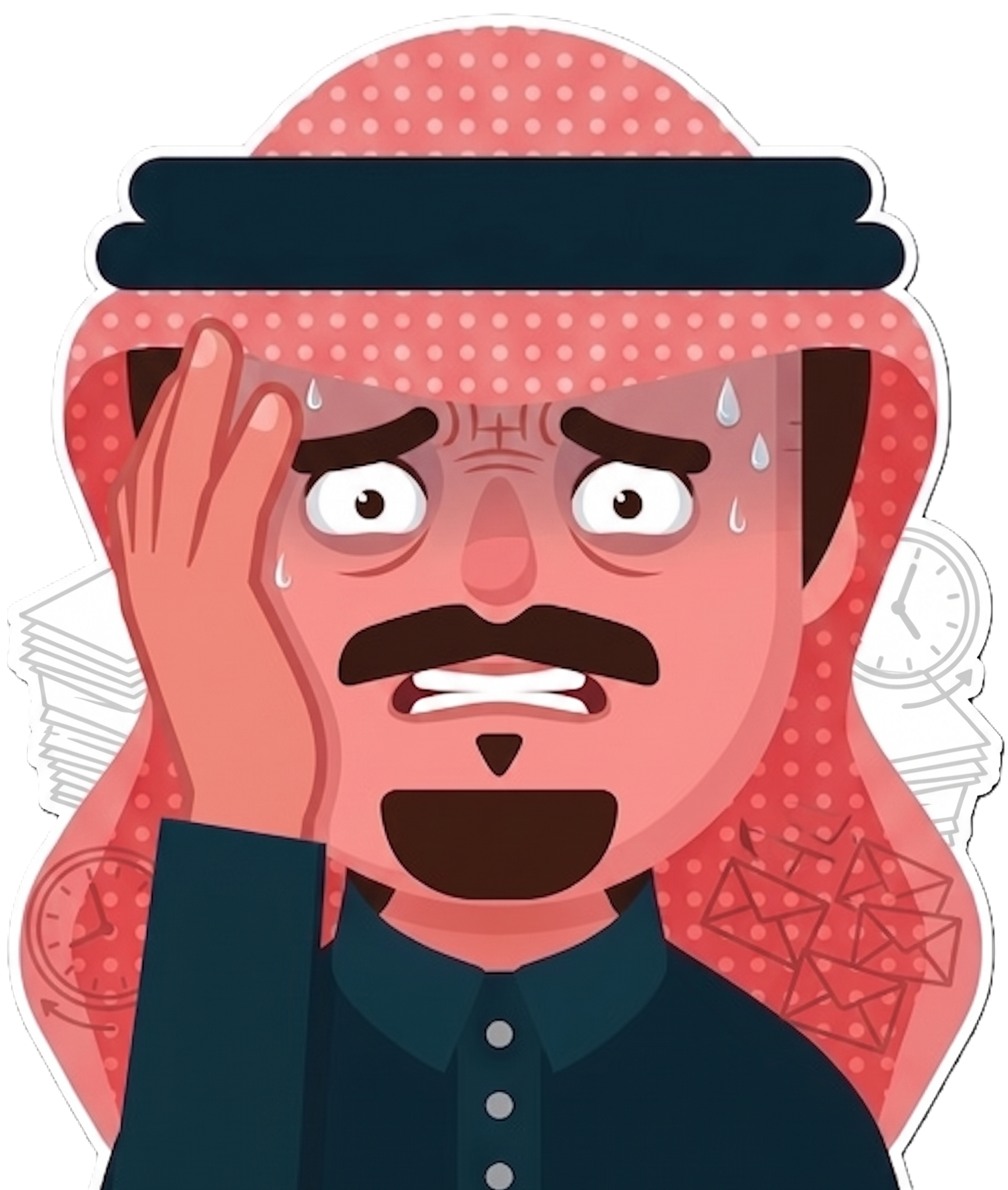 Faisal overwhelmed